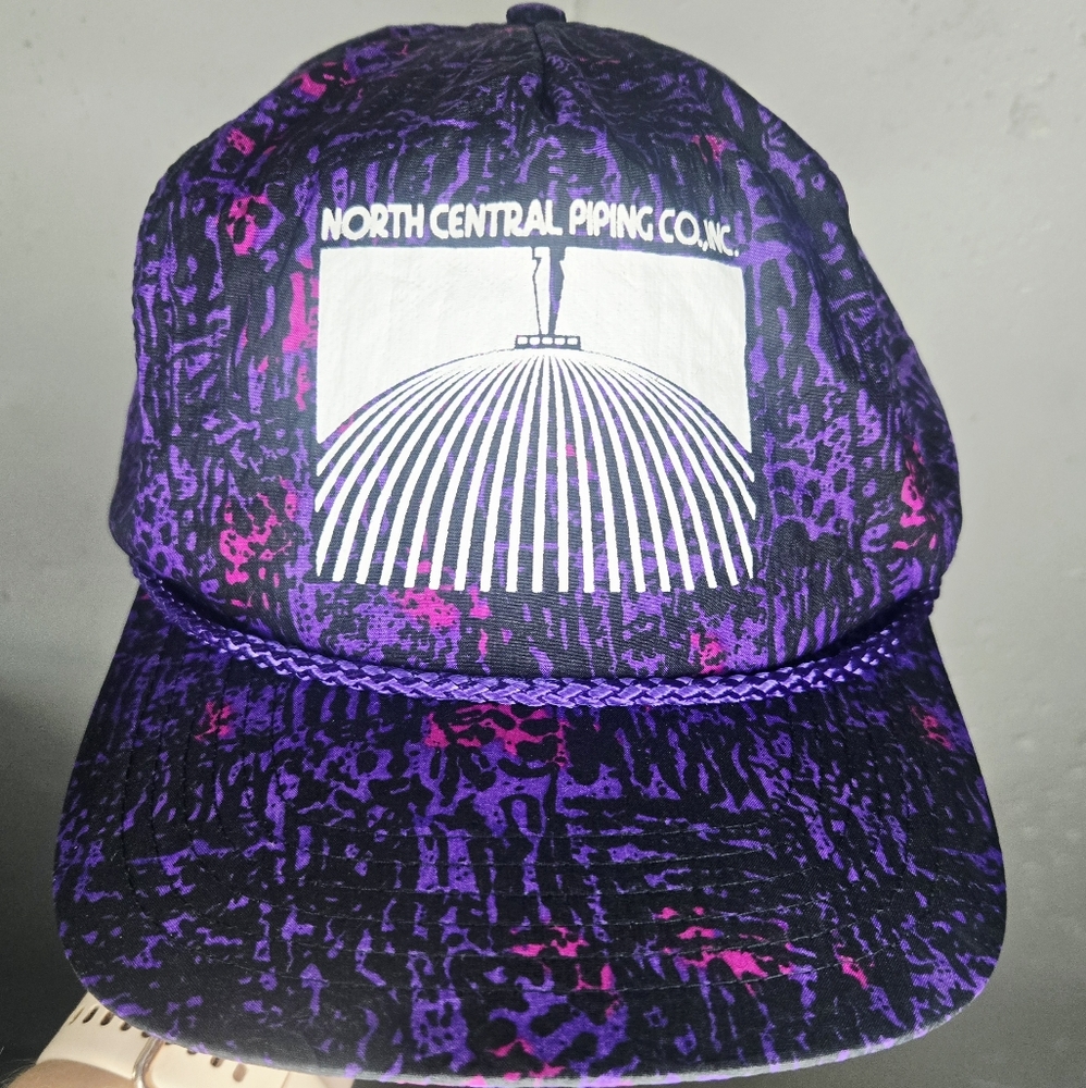 Purple Graphic Vintage Snapback